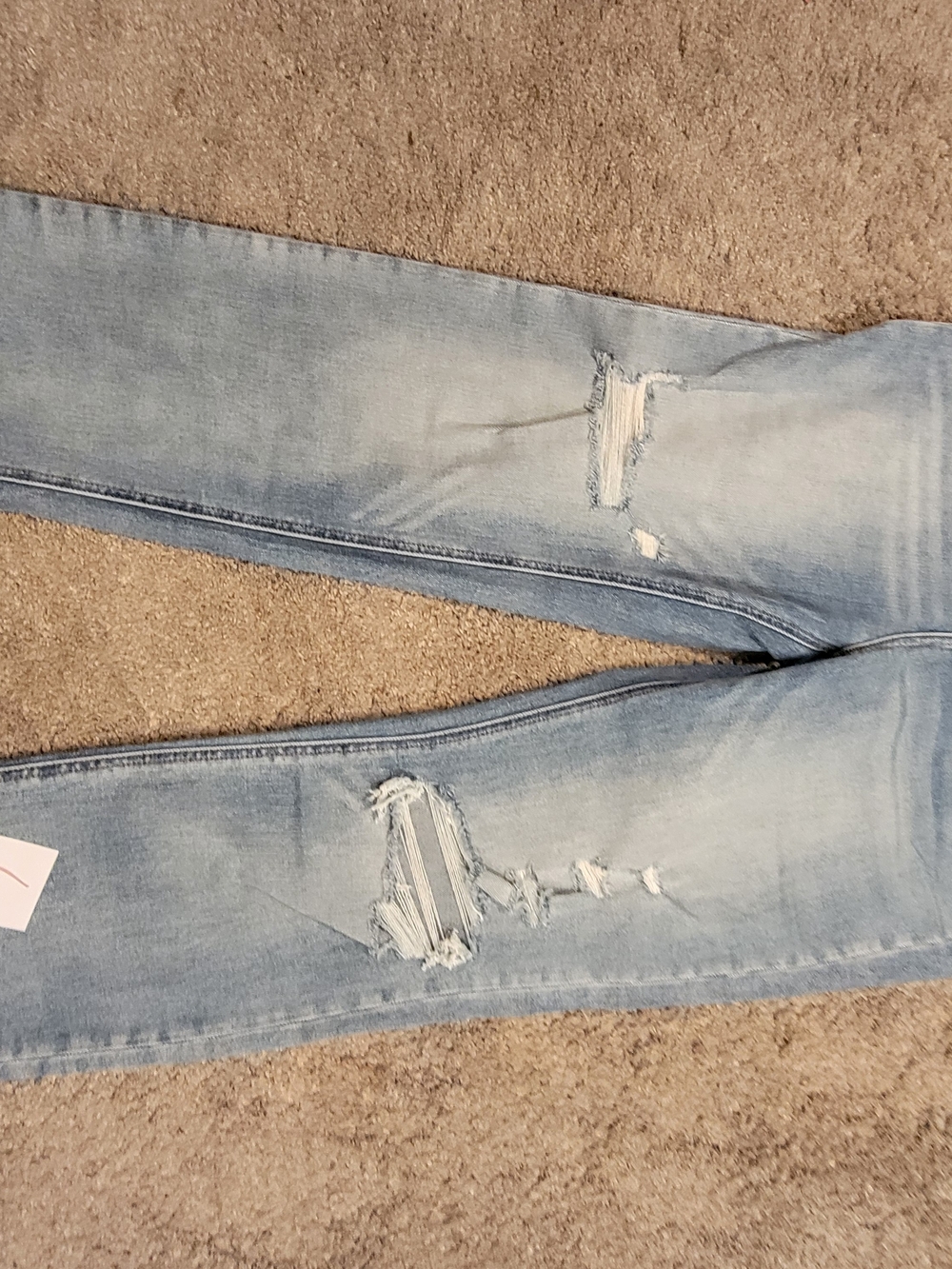 Mica Light Wash Ripped Women's Skinny Jeans